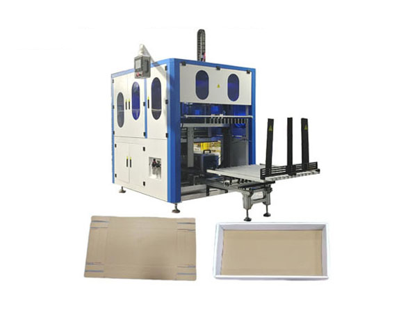 天地盖瓦楞盒折盒机