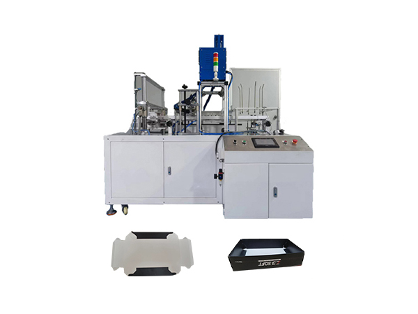 纸卡涂胶折盒机