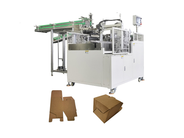 开盒贴标扣底机